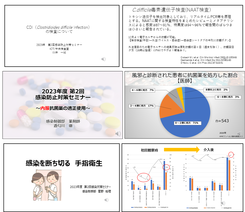 12月第２回院内感染防止対策セミナー（全職員対象）20240115